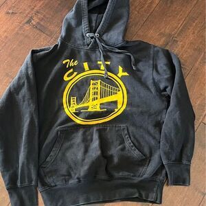 Golden State Warriors City Black Hoodie - size S